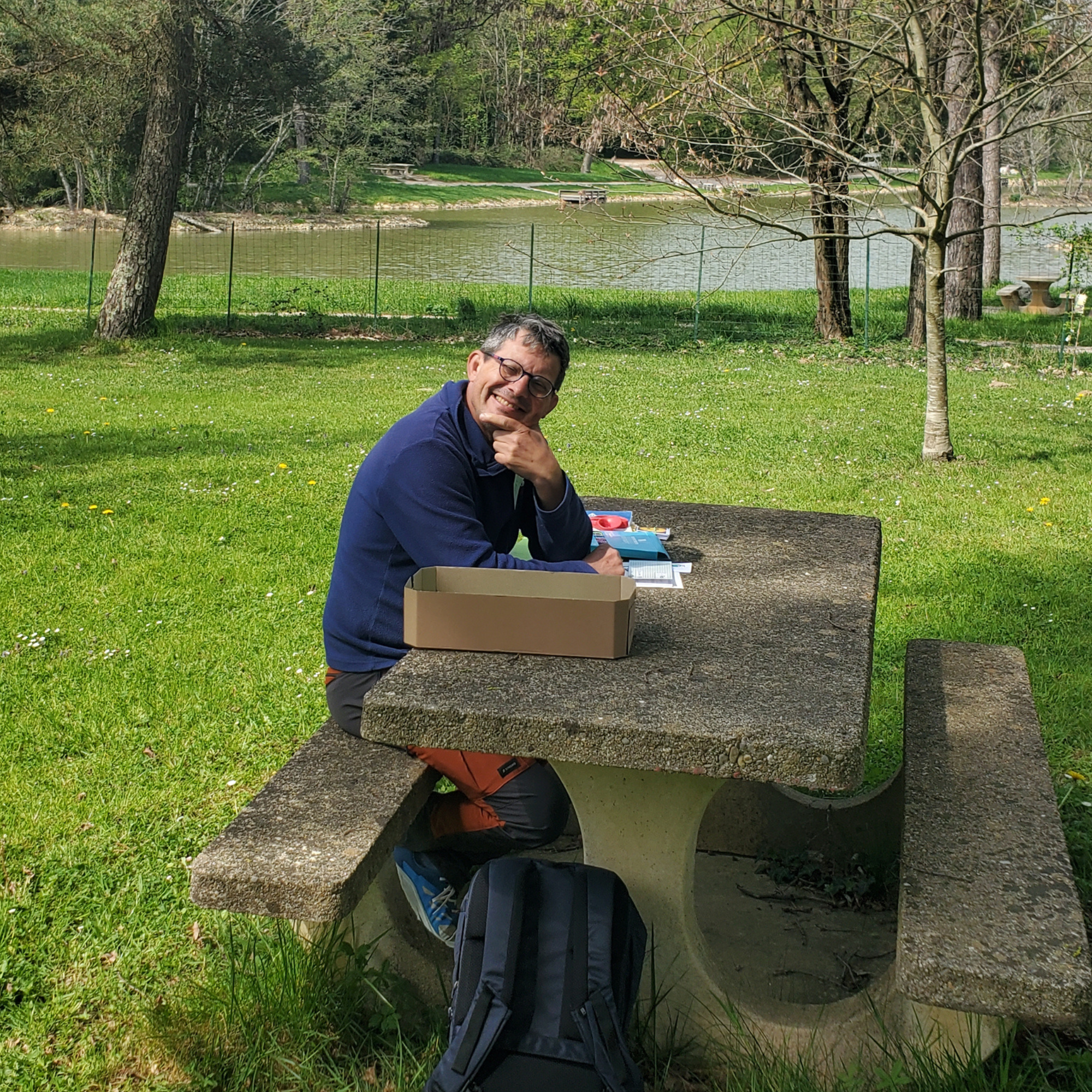 Photo de David, co-fondateur de l'association Les Échappées vertes 01